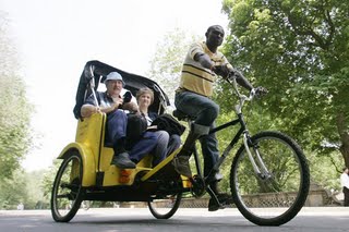 A Pedicab in New York