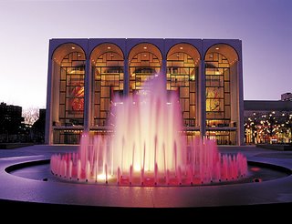 Lincoln Center Fountain Evening Shot