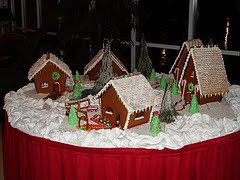 Gingerbread houses at the Parker Meridien