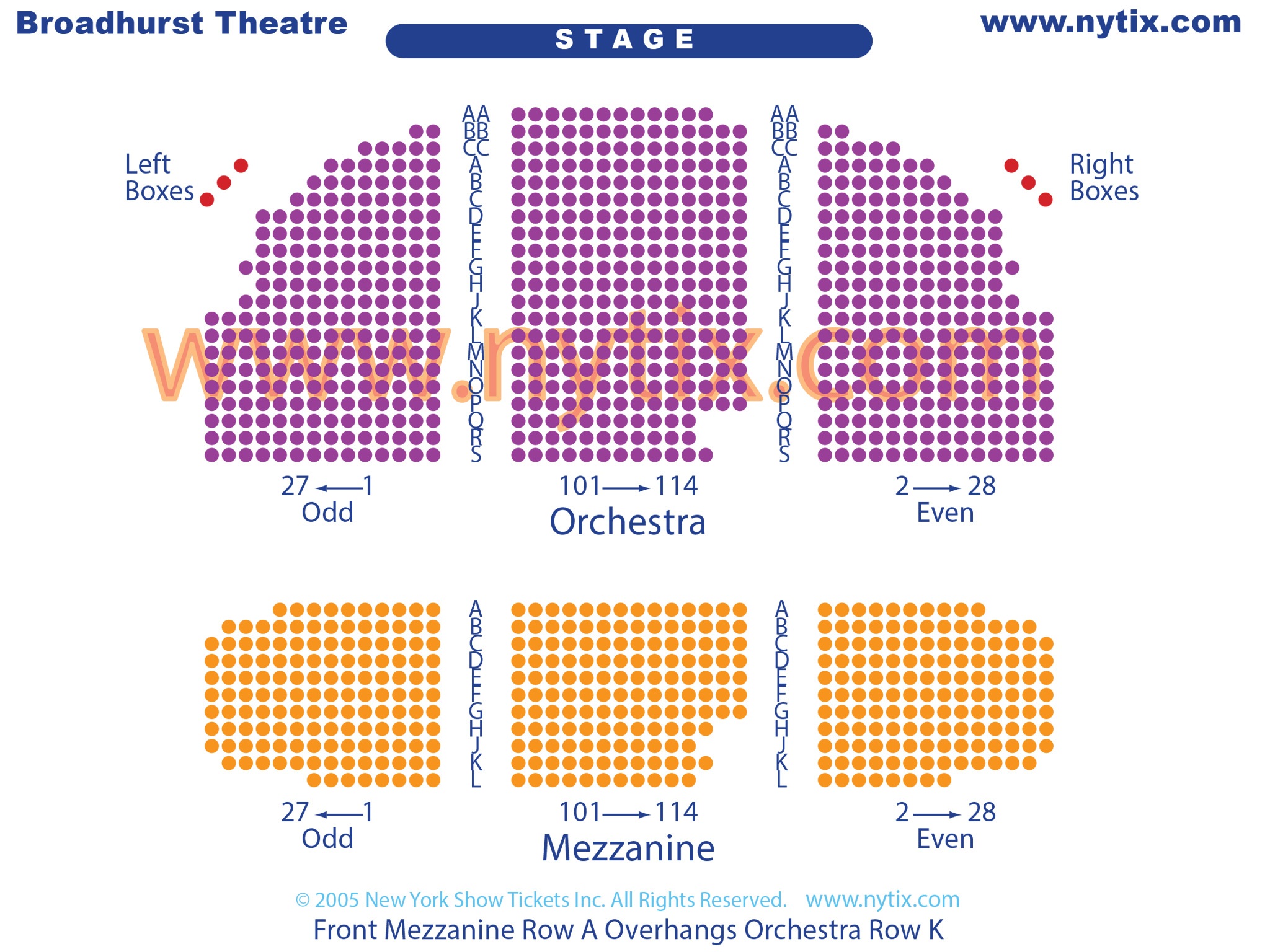 broadhurst theatre on broadway in nyc welk theater seating chart