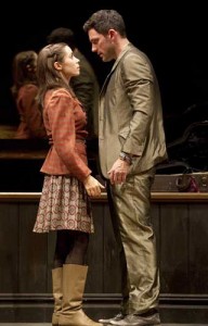 Cristin Milioti and Steve Kazee in Once the Broadway Show