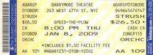 Barrymore Theatre Ticket