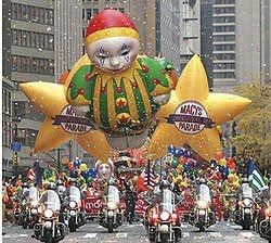 Macy's Thanksgiving Day Parade Inflatable Yellow Balloon Character