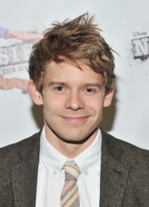 Andrew Keenan-Bolger broadway actor red carpet gray suit