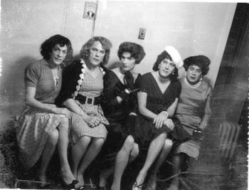 Group photo at casa-susanna in the Catskills casa-susanna is the basis for the Casa Valentina Broadway Show