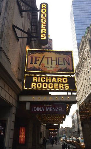 Idina Menzel in if/then on Broadway