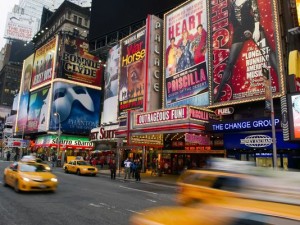 broadway district times square