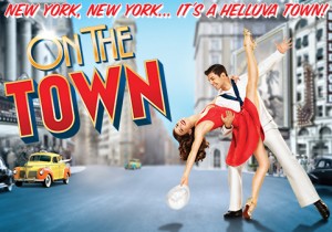 on the town poster