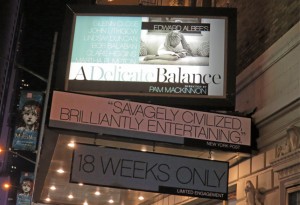 a delicate balance marquee