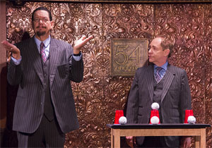 penn and teller on stage