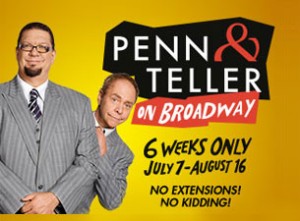 penn and teller poster