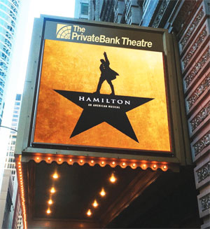 Hamilton at the Chicago Private Bank Theatre