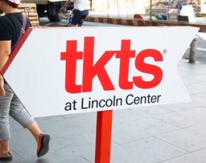 TKTS Lincoln Center arrow