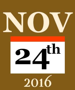 november 24 thanksgiving date