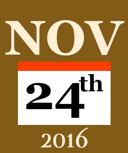 november 24 thanksgiving date